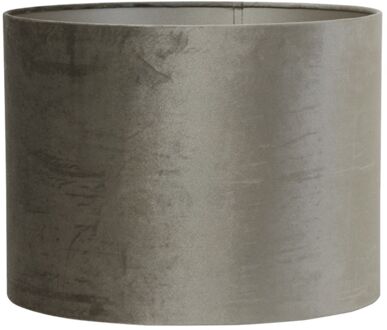 Light & Living Lampenkap cilinder ZINC - 50-50-38cm - taupe Bruin