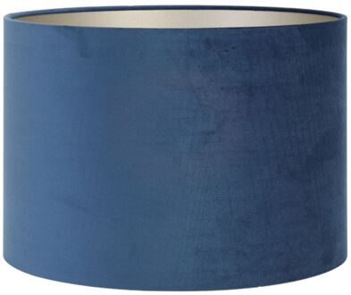 Light & Living Lampenkap VELOURS - 25x25x18 - Blauw