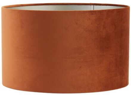 Light & Living Lampenkap VELOURS - 35x35x21 - Oranje