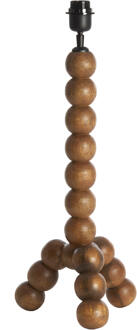 Light & Living Lampvoet Vegio hout olie bruin 50 cm - - Breedte: 20.00 cm