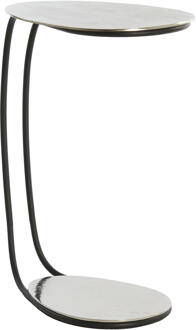 Light & Living Laptoptafel 'Marsh' 43 x 27cm, kleur Nikkel