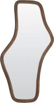 Light & Living Organische Spiegel 'Celano' Mangohout, 121 x 62cm, kleur Donkerbruin - 121 x 62 cm