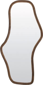 Light & Living Organische Spiegel 'Celano' Mangohout, 161 x 80cm, kleur Donkerbruin - 161 x 80 cm