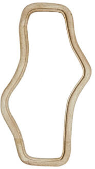 Light & Living Organische Spiegel 'Celano' Mangohout, 80 x 44cm - 80 x 44 cm