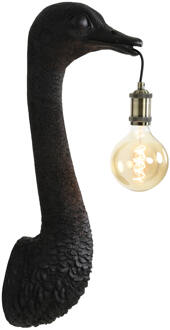 Light & Living Ostrich Wandlamp Zwart