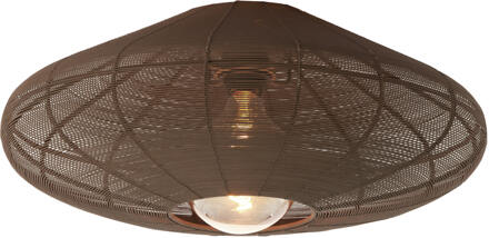 Light & Living Plafondlamp 'Bahoto' Ø50cm, kleur Mat Donkerbruin Mat Bruin