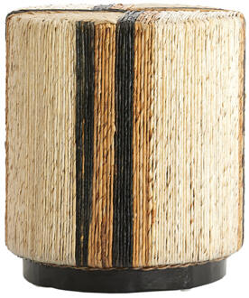 Light & Living Poef 'Yuturi' Bananenblad, kleur Naturel