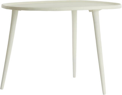 Light & Living Ronde Bijzettafel 'Babina' 59cm, kleur Crème - 59 cm