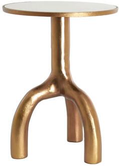 Light & Living Ronde Bijzettafel 'Mello' Ø40cm, kleur Brons - 40 cm