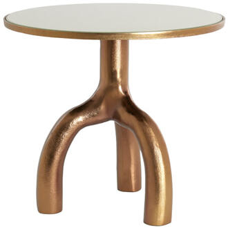 Light & Living Ronde Bijzettafel 'Mello' Ø50cm, kleur Brons - 50 cm