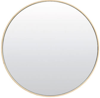 Light & Living Ronde Spiegel 'Espejo' 70cm, kleur Crème - 70 cm