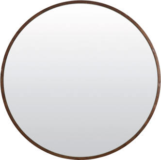 Light & Living Ronde Spiegel 'Mamali' Mangohout, 68cm - 68 cm