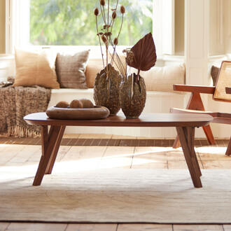 Light & Living Salontafel QUENZA - 120x65x40cm - Bruin