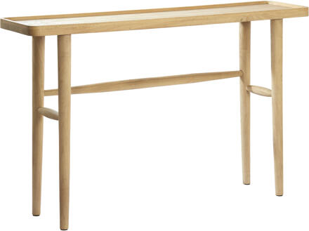 Light & Living Sidetable 'Qiano' Mangohout, 120cm, kleur Naturel - 120 cm