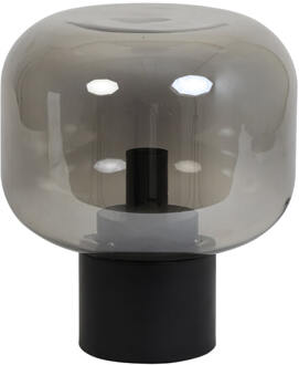 Light & Living Tafellamp Arturan - Zwart - Ø29,5cm Grijs