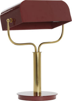 Light & Living Tafellamp 'Ayer' 43cm, kleur Bordeaux