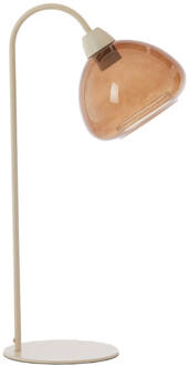 Light & Living Tafellamp 'Bisho' Glas, kleur Bruin