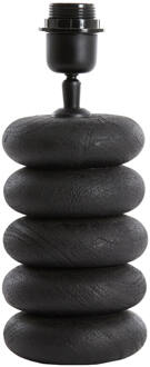 Light & Living Tafellamp 'Budongo' 21cm hoog, kleur Zwart - 21 cm