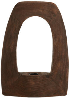 Light & Living Tafellamp 'Carini' Mangohout, 35cm, kleur Bruin - 35 cm