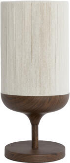 Light & Living Tafellamp Denia donkerbruin - - Breedte: 22.00 cm