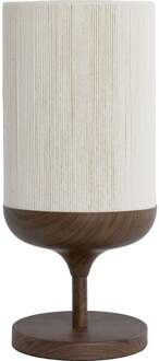 Light & Living Tafellamp Denia donkerbruin - - Breedte: 22.00 cm
