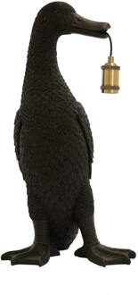 Light & Living Tafellamp DUCK - 32x31x65cm - Zwart
