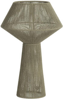 Light & Living Tafellamp 'Fugia' Jute, 57cm, kleur Lichtgroen - 57 cm