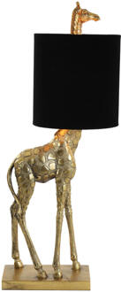 Light & Living Tafellamp Giraffe - Goud/Zwart - 28x20x68 cm