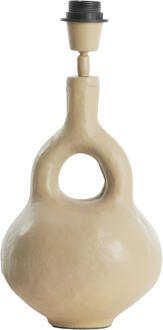 Light & Living Tafellamp 'Imola' 30cm, kleur Zand (excl. kap) - 30 cm