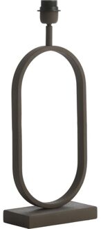 Light & Living Tafellamp 'Jamiri' 45cm, kleur Bruin (excl. kap) - 45 cm