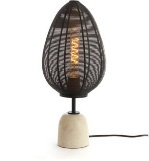 Light & Living Tafellamp JOLEY - 26x26x46cm - Zwart