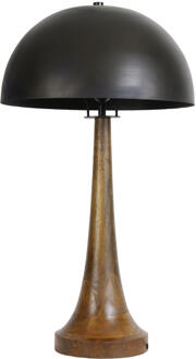 Light & Living Tafellamp JOVANY - 40x40x72cm - Bruin