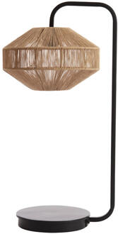 Light & Living Tafellamp LYRA - 26x26x60cm - Bruin