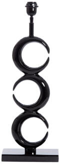 Light & Living Tafellamp 'Maan' 65cm, kleur Zwart (excl. kap) - 65 cm