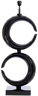 Light & Living Tafellamp 'Maan' 99cm, kleur Zwart (excl. kap) - 100 cm