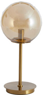 Light & Living Tafellamp 'Medina' 43cm, kleur Amber/Goud