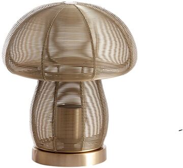 Light & Living Tafellamp MUSHROOM - Ø20x24cm - Goud Goudkleurig