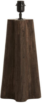 Light & Living Tafellamp 'Navelli' Mangohout, 40cm, kleur Bruin (excl. kap) - 40 cm