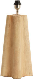 Light & Living Tafellamp 'Navelli' Mangohout, 40cm, kleur Naturel (excl. kap) - 40 cm