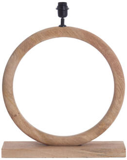 Light & Living Tafellamp 'Nubia' Mangohout, kleur Naturel (excl. kap)