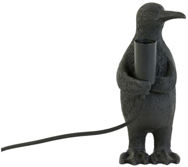 Light & Living Tafellamp PENGUIN - 12x12x24cm - Zwart