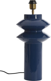 Light & Living Tafellamp 'Petch' 40cm, kleur Blauw (excl. kap)