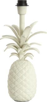 Light & Living Tafellamp 'Pineapple' 37cm, kleur Crème (excl. kap)