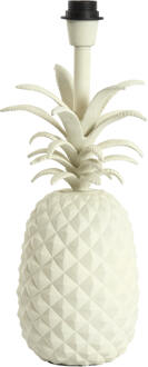 Light & Living Tafellamp 'Pineapple' 42cm, kleur Crème (excl. kap) - 42 cm