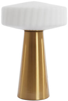 Light & Living Tafellamp PLEAT - Ø30x45cm - Wit
