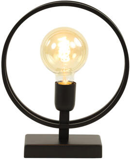 Light & Living Tafellamp RUDRA - 25x10x30cm - Zwart