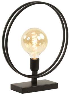 Light & Living Tafellamp RUDRA - 25x10x30cm - Zwart