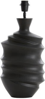 Light & Living Tafellamp 'Sharon' 48cm, kleur Mat Zwart (excl. kap) - 48 cm