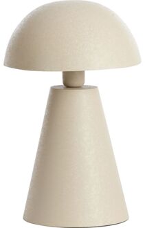 Light & Living Tafellamp Sirina mat beige 26cm - - Breedte: 26.00 cm