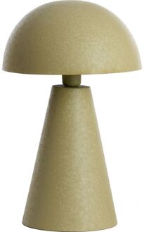 Light & Living Tafellamp Sirina mat olijf groen 31cm - - Breedte: 31.00 cm